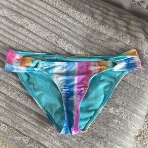 Tie-Dye Turquoise Women’s Bikini Bottom